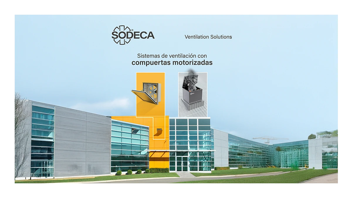 Soluciones HATCH de SODECA: Integración estética, eficiencia energética y seguridad en un solo sistema de ventilación